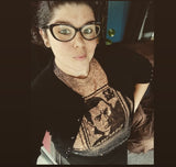 Dracula Bleached Burn-Out Crop Top