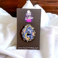 Moon Maiden Acrylic Pin