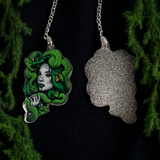 Medusa Enamel Necklace