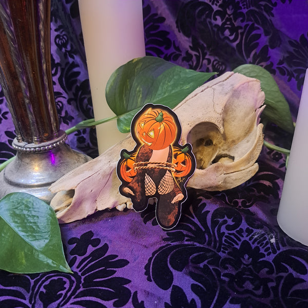 Sexy PumpkinHead lady 3 (Sticker)