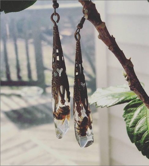 Honey Bee Earrings