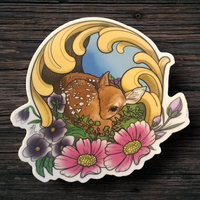 Faun in the Valley (Sticker)