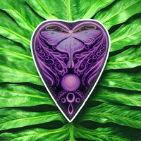 Luna Ouija Purple (Sticker)