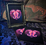 Diaphonized Seahorse Twin Flames (Print)