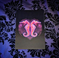 Diaphonized Seahorse Twin Flames (Print)