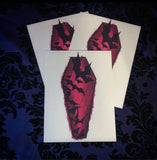 Bat Coffin Purple (Print)