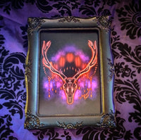 Moon Deer Purple Fog (Print)