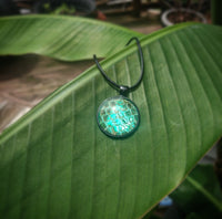 Chameleon Green Holo Snakeskin (Pendants)