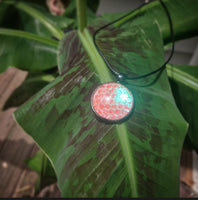 Fire Orange Holo Snakeskin (Pendants)