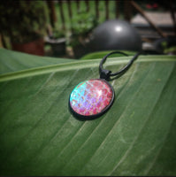 Red Chameleon Holo Snakeskin (Pendants)