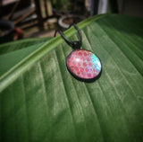 Red Chameleon Holo Snakeskin (Pendants)