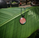 Red Chameleon Holo Snakeskin (Pendants)