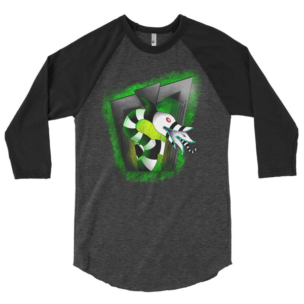 Beetle 3/4 sleeve raglan shirt