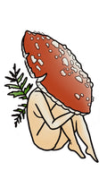 Mushroom Pinup 2 (Sticker)