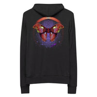 Atlas Moth Unisex zip hoodie